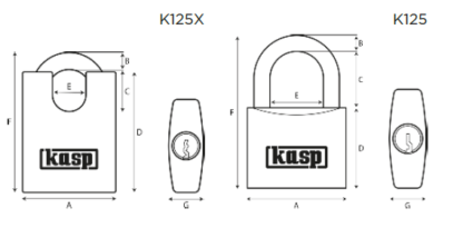 CK Tools Kasp 125 dimensioner